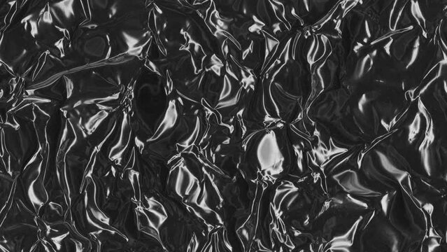 Abstract Silver Metal Texture Background/ 4k animation of an abstract background with silver aluminum surface texture flowing and depth of blur effect