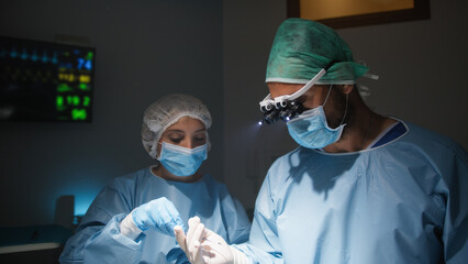 Neurosurgeon In The Operating Room
