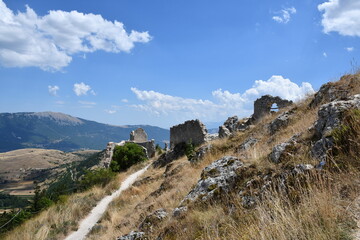 Rocca Caliscio, Abruzzo, Italia.
