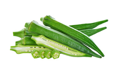 fresh okra or green roselle transparent png