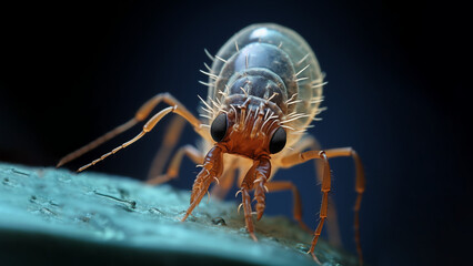 Fototapeta premium macro of a spider, ai, generated, ai generated