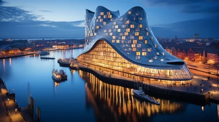 concert hall in Hamburg, Germany. © 121icons
