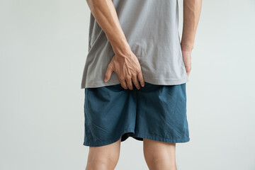 abdominal and hemorrhoids, pain, stomachache, intestine, pain, health care, constipation,...