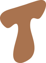 T Letters Retro Wavy Text Alphabet Groovy Font