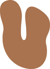 U Letters Retro Wavy Text Alphabet Groovy Font