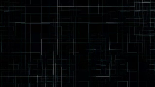 sci-fi abstract background with lines animation