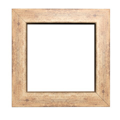 Fototapeta premium Photo frame empty isolated on white transparent background
