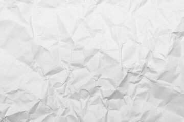 White Paper Texture background. Crumpled white paper abstract shape background with space paper recycle for text.