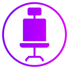 chair gradient icon