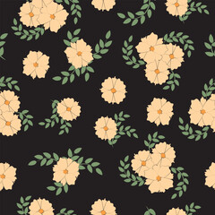 Floral seamless pattern. High quality vector illustration.
