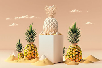 pineapple on the podium