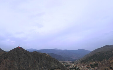 Fototapeta premium clouds over the mountains