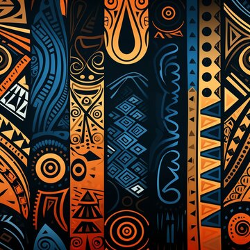 adbstract tribal african pattern wallpaper background