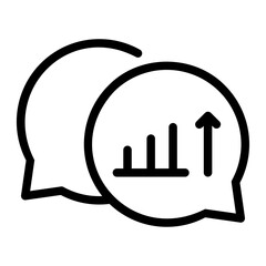 conversation line icon