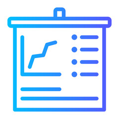 presentation gradient icon