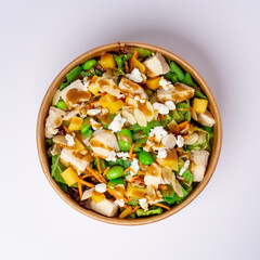 Delight in our Salad Bowl with fresh, crisp vegetables and a wholesome, flavorful sauce. A delectable, healthy choice for your vibrant lifestyle.