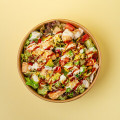 Delight in our Salad Bowl with fresh, crisp vegetables and a wholesome, flavorful sauce. A delectable, healthy choice for your vibrant lifestyle.