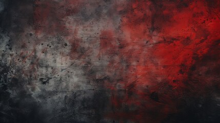 Dark black and red abstract texture background. Generative AI