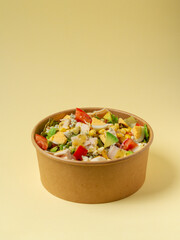 Delight in our Salad Bowl with fresh, crisp vegetables and a wholesome, flavorful sauce. A delectable, healthy choice for your vibrant lifestyle.