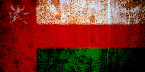 oman flag texture as a background