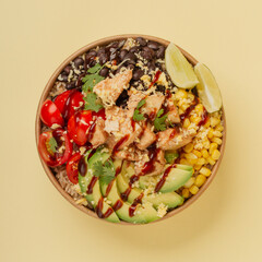 
Delicious brown rice bowl with fresh veggies & wholesome sauce. Nutritious, satisfying, and packed with flavor. A perfect balance of taste and health