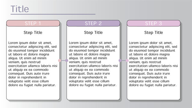 2-Step Process Slide Template