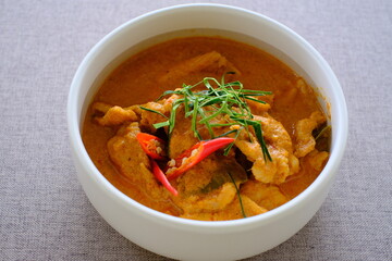 pork panang curry thai style
