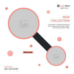 Digital business marketing marketing webinar social media post template.Vector illustration with photo college Editable minimal square banner template. Suitable for social media post and web internet 