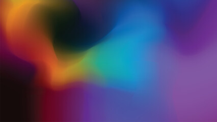 bstract background with elegant blue, red, yellow, purple, orange, violet and black gradation