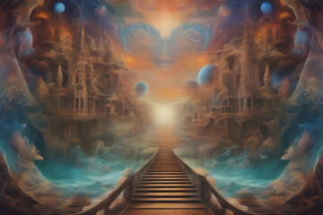 Ethereal Mystique: Enigmatic Dreamscape Odyssey