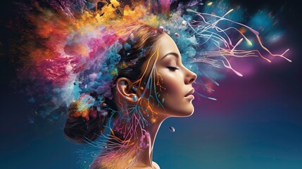 Fototapeta premium psychic waves