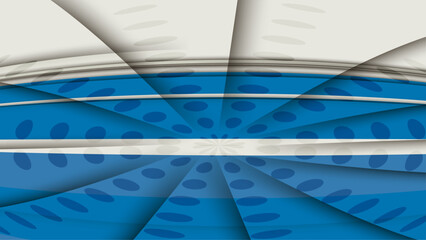 Modern blue white wide banner background. Abstract for banner design.