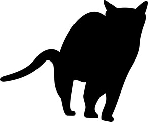 Silhouette Cat Clipart