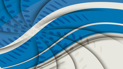 Modern blue white wide banner background. Abstract for banner design.