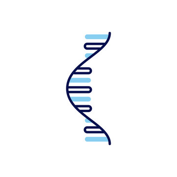 RNA related vector icon. RNA sign. Isolated on white background. Editable vector illustration