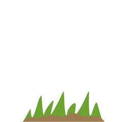 Pile Of Soil With Green Grass