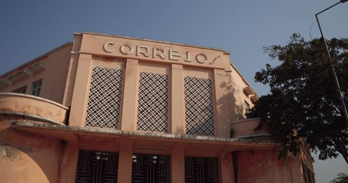 Old portuguese colonial post office Benguela Province Lobito Angola