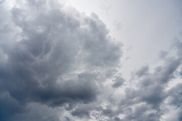 dark rain clouds