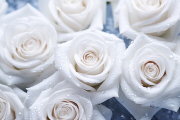 White Rose background texture. Floral Background.