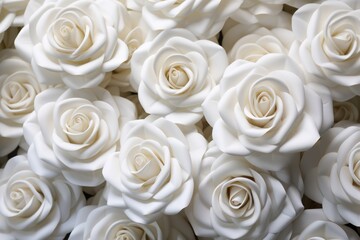 White Rose background texture. Floral Background.