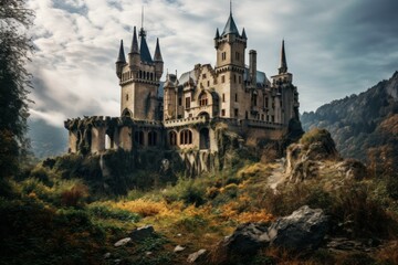 Ancient architecture on display. Generate Ai