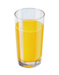 Orangensaft Glas