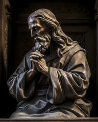 Lord Jesus Christ Statue Sculpture | Generative AI