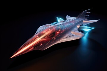 Fototapeta na wymiar advanced materials used in hypersonic craft