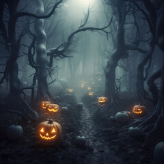 Fototapeta na wymiar celebrate Halloween.Spooky halloween