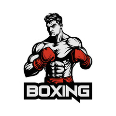 boxing logo vector