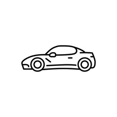 Obraz na płótnie Canvas Race car model linear. EPS 10