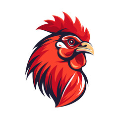 chicken rooster logo vector