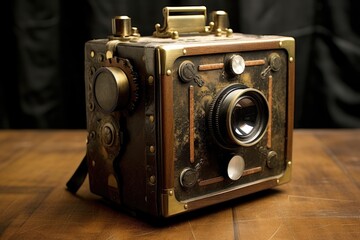 diy pinhole camera with vintage aesthetic