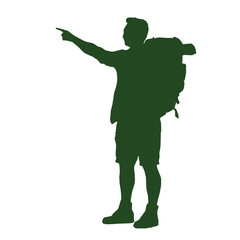 Outdoor Hiking Silhoutte
